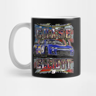 Chase Elliott Charcoal Car Mug